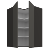 60x60 GN 90 2F (90°) ARIA GR BL