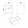 Noční stolek Simplicity 238 kašmír