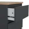 Komoda Simplicity 237 šedá/jackson hickory