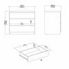 Komoda Simplicity 235 kašmír/jackson hickory