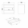 Komoda Simplicity 235 kašmír