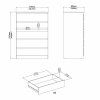 Komoda Simplicity 231 kašmír/jackson hickory